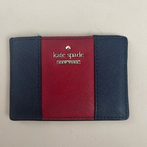 Kate Spade Navy and Red Card Case